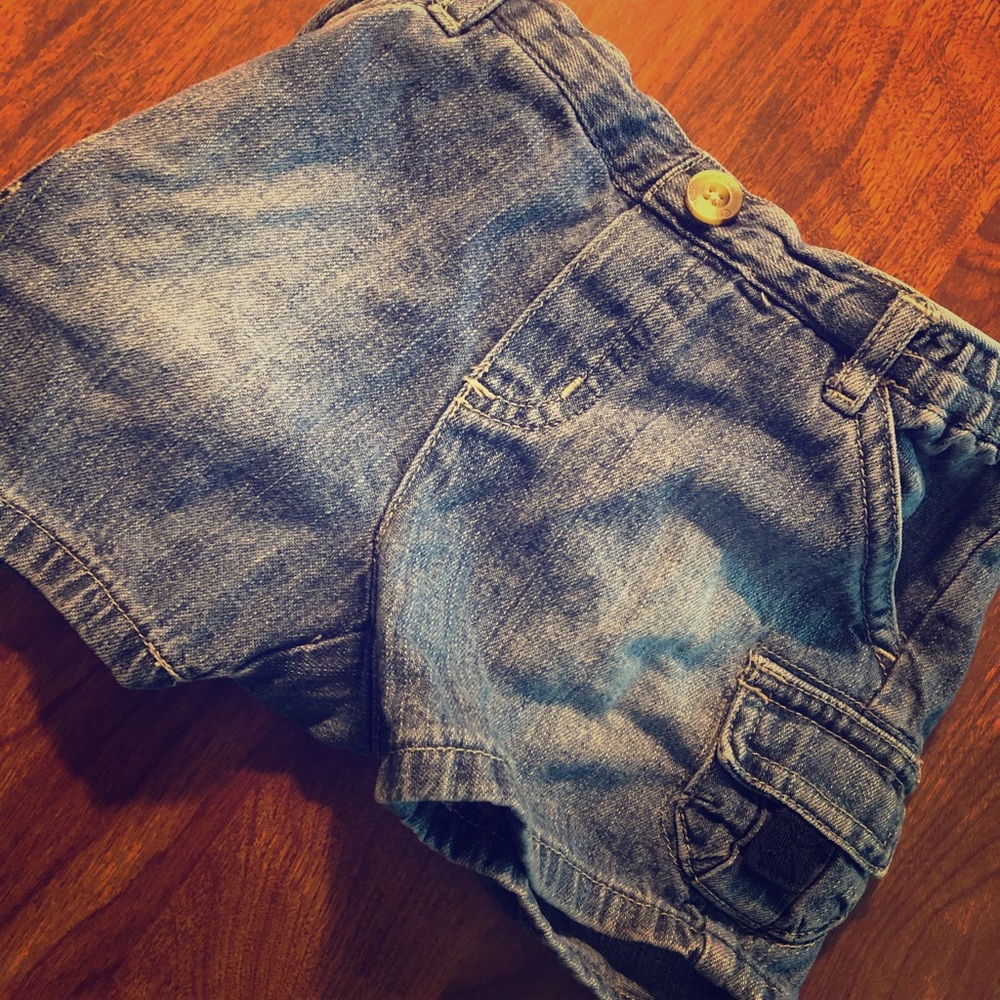Little girl pants and shorts never worn
